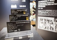 Imagen de cuatro tabletas de turrón accesible